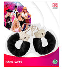 Black Furry Handcuffs