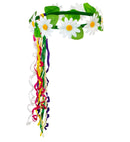 Daisy Diadem With Multicolor Ribbons