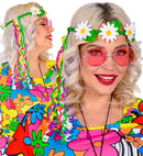 Daisy Diadem With Multicolor Ribbons