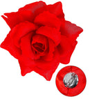 Red Rose Brooch 10 Cm