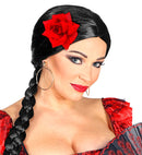 Red Rose Hair Clip 10 Cm