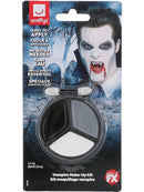 SFX Vampire Make Up Kit Black White and Grey Facepaints and Applicator 2