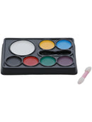 Face Painting Palette 7 Assorted Greasepaint Colours with Applicator SFX Make Up 6