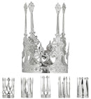 Silver Aluminium Crown 6 Styles Ass.