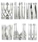 Silver Aluminium Crown 6 Styles Ass.