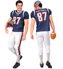 American Football Player  Stuffed T-Shirt, Stuffed Pants 