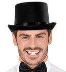 Top Hat Black Satin 12 Cm