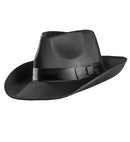Satin Character Hat Black