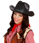 Cowboy Hats With Strass Band Felt - Black