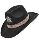 Sheriff Hat Black - Felt