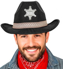 Sheriff Hat Black - Felt