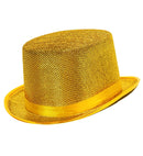 Gold Lurex Top Hat 10 Cm