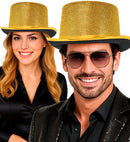 Gold Lurex Top Hat 10 Cm