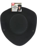 Pirate Tricorn Hat Black With Studs Adult Costume Accessory 2