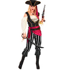 Pirate  Shirt With Vest, Pants, Sash, Belt, Headband, Hat 