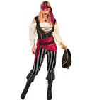 Pirate  Shirt With Vest, Pants, Sash, Belt, Headband, Hat 