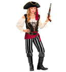 Pirate  Shirt With Vest, Pants, Sash, Belt, Headband, Hat 