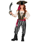 Pirate  Shirt With Vest, Pants, Sash, Belt, Headband, Hat 