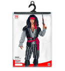 Pirate  Shirt With Vest, Pants, Sash, Belt, Headband, Boot Covers 