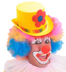 Top Hat Felt With Maxi Flower 11 Cm -4 Colors Ass.