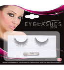 Mixed Short & Long Spikes Black Eyelashes With Glue Tube