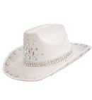 White Diamonds Cowboy Hat