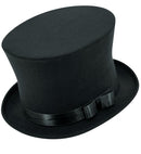 Top Hat Black Wool Touch Felt 16 Cm