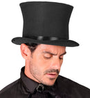 Top Hat Black Wool Touch Felt 16 Cm