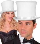 Top Hat White Wool Touch Felt 16 Cm