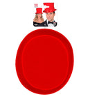 Top Hat Red Wool Touch Felt 16 Cm