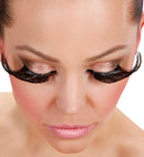 Extralong Black Eyelashes With Glue Tube