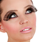 Extralong Black Eyelashes With Glue Tube