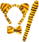 Tiger Dress-Up Set  Ears, Bowtie, Tail 