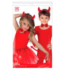 Devil Dress-Up Set  Horns, Bowtie, Tail 