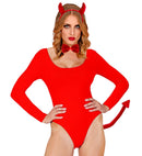 Devil Dress-Up Set  Horns, Bowtie, Tail 