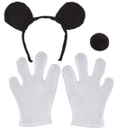 Mouse Dress-Up Set  Ears, Nose, Gloves 