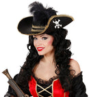 Pirate Hat With Skull & Feather Felt