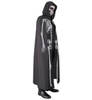 Skeleton Hooded Cape 145 Cm 