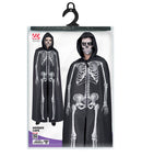 Skeleton Hooded Cape 145 Cm 