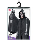 Skeleton Hooded Cape 150 Cm 