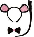 Mouse Dress-Up Set  Ears, Bowtie, Tail 