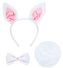 Bunny Dress-Up Set  Ears, Bowtie, Tail 