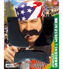 Adhesive Sideburns & Moustache