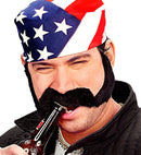 Adhesive Sideburns & Moustache