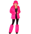 Neon Pink Plush Leg Warmers