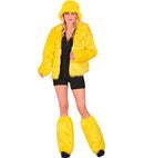 Yellow Plush Leg Warmers