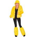 Yellow Plush Leg Warmers