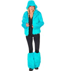 “Turquoise Plush Leg Warmers”