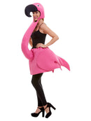 Flamingo Costume Adult One Piece Padded Body with Attached Neck and Hood