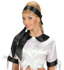 Black Sash / Headband Satin